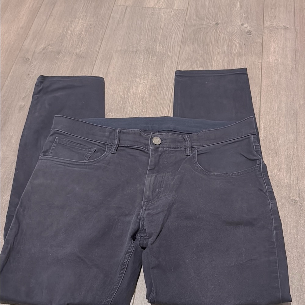 Mango Men's Navy Chinos